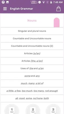 Learn English Grammar android App screenshot 4