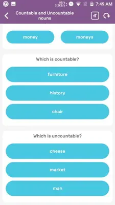 Learn English Grammar android App screenshot 6